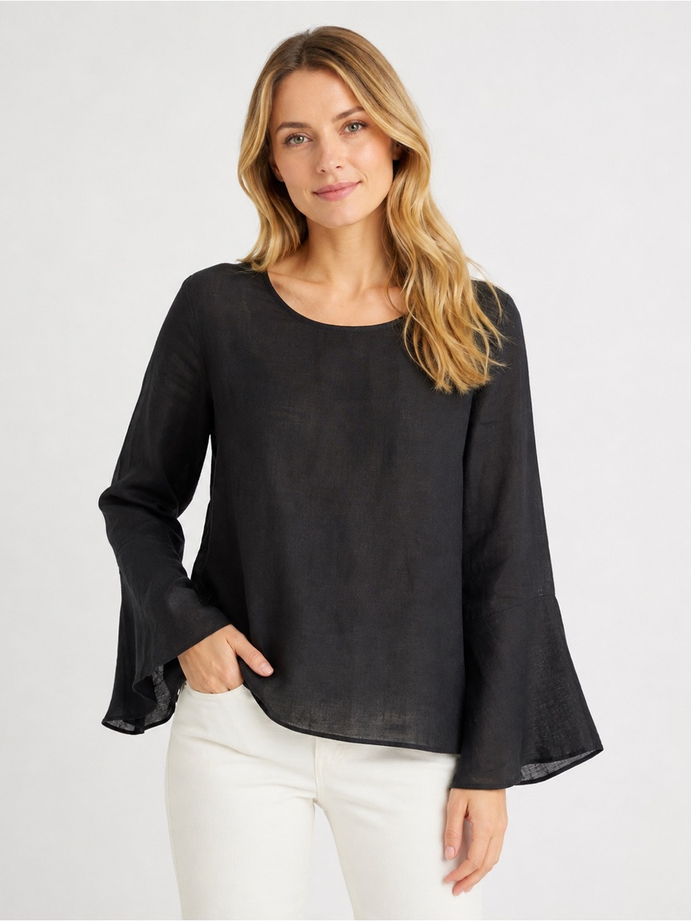 Antonio Melani Kayla Top 100% Linen size M NWT